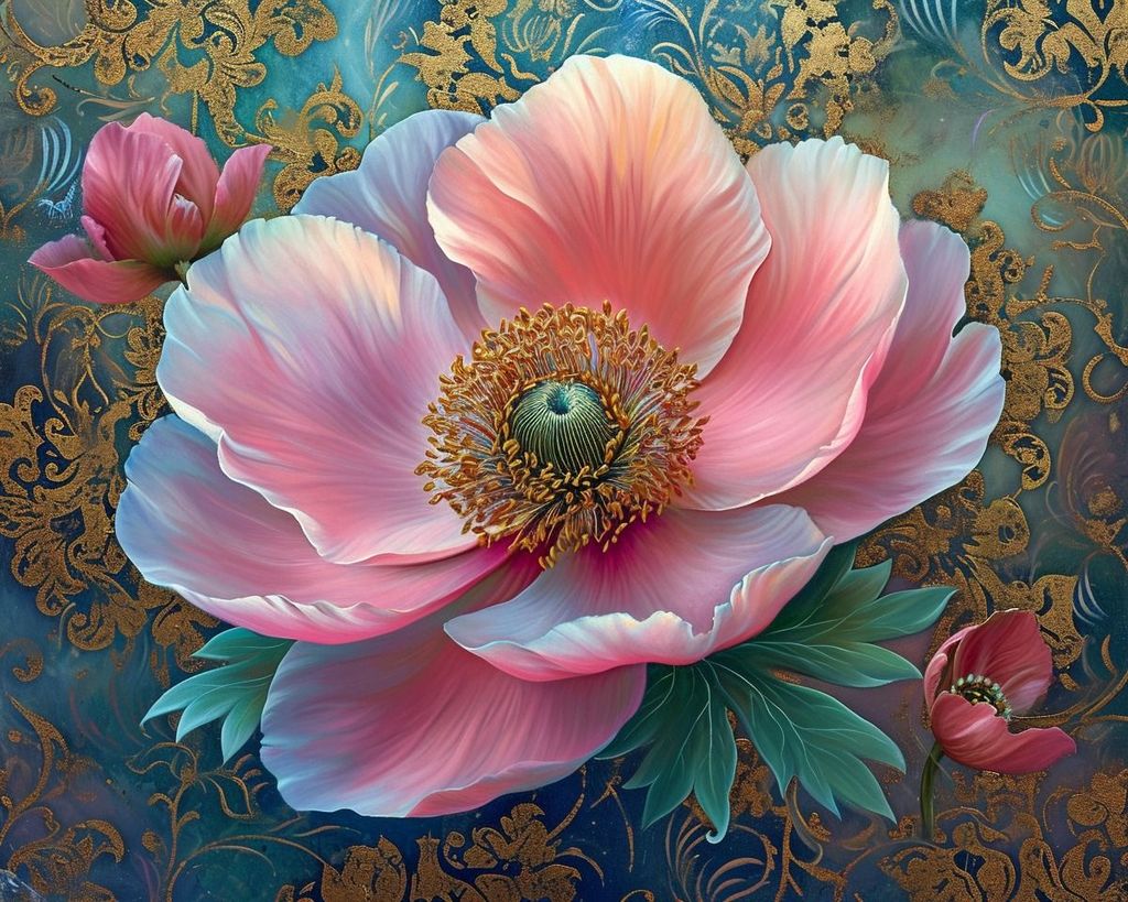 400 - TRANH TREO PHÒNG ĂN HIỆN ĐẠI - TRANH TRANG TRÍ - TRANH TREO TƯỜNG HOA BÌNH HOA - KIỂU TRANH LIỀN KHỔ | MÃ T3D- T3D-12078