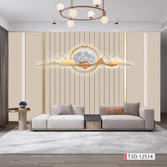 531 - TRANH DÁN TƯỜNG PHÒNG KHÁCH HIỆN ĐẠI- TRANH TRANG TRÍ - TRANH DÁN TƯỜNG HIỆN ĐẠI - KIỂU TRANH LIỀN KHỔ| MÃ 3D-12514