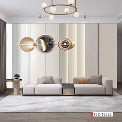 535 - TRANH DÁN TƯỜNG PHÒNG KHÁCH HIỆN ĐẠI- TRANH TRANG TRÍ - TRANH DÁN TƯỜNG HIỆN ĐẠI - KIỂU TRANH LIỀN KHỔ| MÃ T3D-12522