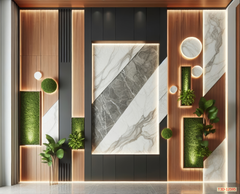 725 - TRANH DÁN TƯỜNG HÀNH LANG LỐI ĐI CẦU THANG - TRANH TRANG TRÍ - TRANH DÁN TƯỜNG TIỂU CẢNH 3D - KIỂU TRANH LIỀN KHỔ| MÃ T3D-12595