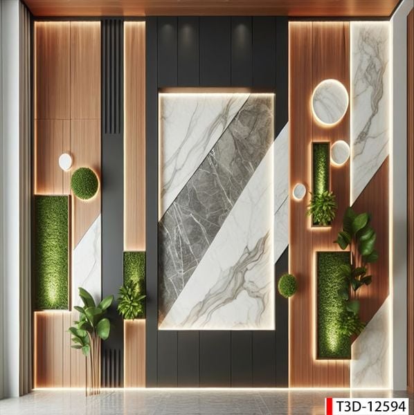 725 - TRANH DÁN TƯỜNG HÀNH LANG LỐI ĐI CẦU THANG - TRANH TRANG TRÍ - TRANH DÁN TƯỜNG TIỂU CẢNH 3D - KIỂU TRANH LIỀN KHỔ| MÃ T3D-12595