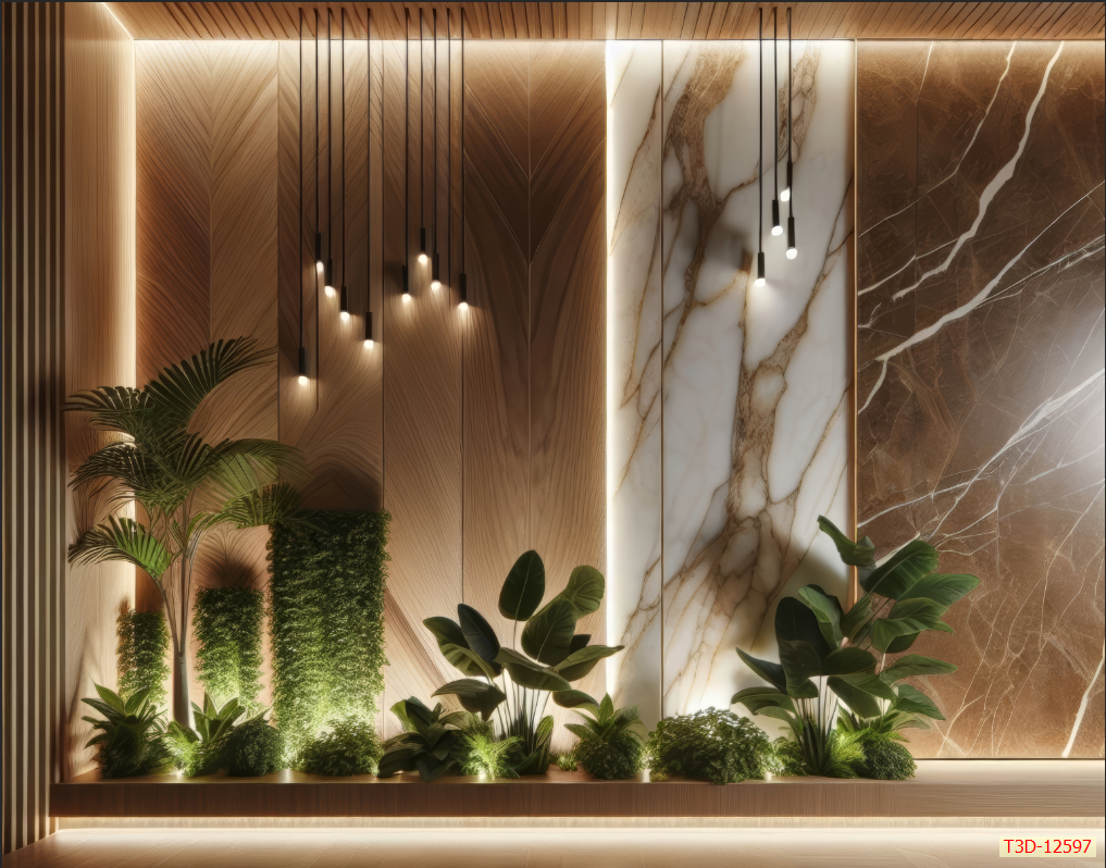 727 - TRANH DÁN TƯỜNG HÀNH LANG LỐI ĐI CẦU THANG - TRANH TRANG TRÍ - TRANH DÁN TƯỜNG TIỂU CẢNH 3D - KIỂU TRANH LIỀN KHỔ| MÃ T3D-12597