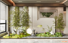 657 - TRANH DÁN TƯỜNG HÀNH LANG LỐI ĐI CẦU THANG - TRANH TRANG TRÍ - TRANH DÁN TƯỜNG TIỂU CẢNH - KIỂU TRANH LIỀN KHỔ| MÃ T3D-12606