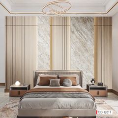 681 - TRANH DÁN TƯỜNG PHÒNG NGỦ - TRANH TRANG TRÍ - TRANH DÁN TƯỜNG HIỆN ĐẠI - KIỂU TRANH LIỀN KHỔ| MÃ T3D-12611