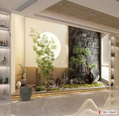 655 - TRANH DÁN TƯỜNG HÀNH LANG LỐI ĐI CẦU THANG - TRANH TRANG TRÍ - TRANH DÁN TƯỜNG TIỂU CẢNH - KIỂU TRANH LIỀN KHỔ| MÃ  T3D-12647
