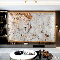 663 - TRANH VÂN ĐÁ HIỆN ĐẠI - TẤM ỐP TRANG TRÍ PHÒNG KHÁCH, VÁCH TIVI - TRANH VÂN ĐÁ CẨM THẠCH  | MÃ T3D-12659