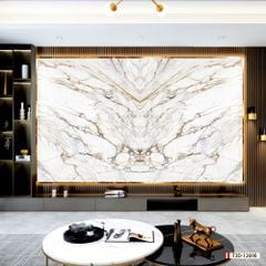 693 - TRANH VÂN ĐÁ ĐỐI XỨNG - TẤM ỐP TRANG TRÍ PHÒNG KHÁCH, VÁCH TIVI - TRANH VÂN ĐÁ HIỆN ĐẠI | MÃ T3D-12690