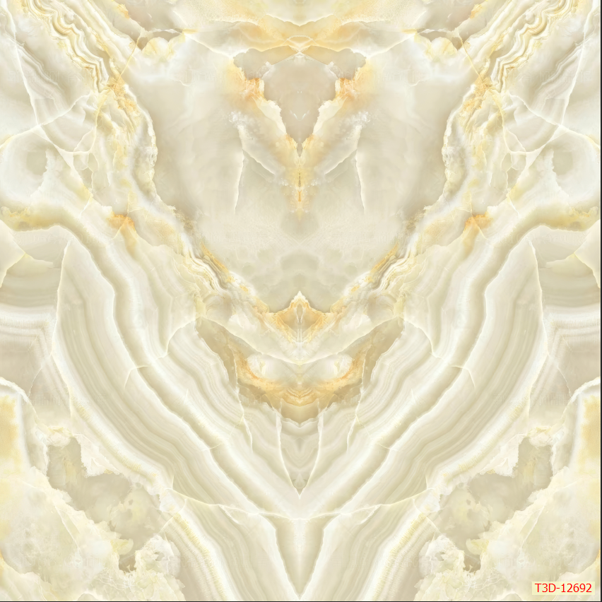 695 - TRANH VÂN ĐÁ ĐỐI XỨNG - TẤM ỐP TRANG TRÍ PHÒNG KHÁCH, VÁCH TIVI - TRANH VÂN ĐÁ HIỆN ĐẠI | MÃ T3D-12692