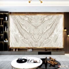 698 - TRANH VÂN ĐÁ ĐỐI XỨNG - TẤM ỐP TRANG TRÍ PHÒNG KHÁCH, VÁCH TIVI - TRANH VÂN ĐÁ HIỆN ĐẠI | MÃ T3D-12695