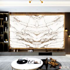 699 - TRANH VÂN ĐÁ ĐỐI XỨNG - TẤM ỐP TRANG TRÍ PHÒNG KHÁCH, VÁCH TIVI - TRANH VÂN ĐÁ HIỆN ĐẠI | MÃ T3D-12696