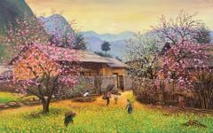 702 - TRANH TREO PHÒNG PHÒNG KHÁCH HIỆN ĐẠI - TRANH TRANG TRÍ - TRANH TREO TƯỜNG ĐỒNG QUÊ - KIỂU TRANH LIỀN KHỔ | MÃ T3D-12714