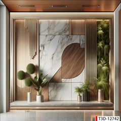 729 - TRANH DÁN TƯỜNG HÀNH LANG LỐI ĐI CẦU THANG - TRANH TRANG TRÍ - TRANH DÁN TƯỜNG TIỂU CẢNH 3D - KIỂU TRANH LIỀN KHỔ| MÃ T3D-12742