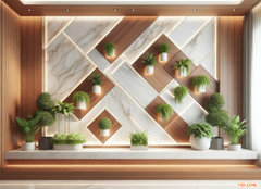 732 - TRANH DÁN TƯỜNG HÀNH LANG LỐI ĐI CẦU THANG - TRANH TRANG TRÍ - TRANH DÁN TƯỜNG TIỂU CẢNH 3D - KIỂU TRANH LIỀN KHỔ| MÃ T3D-12746