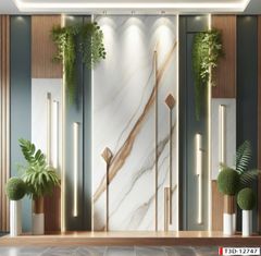 733 - TRANH DÁN TƯỜNG HÀNH LANG LỐI ĐI CẦU THANG - TRANH TRANG TRÍ - TRANH DÁN TƯỜNG TIỂU CẢNH 3D - KIỂU TRANH LIỀN KHỔ| MÃ T3D-12747