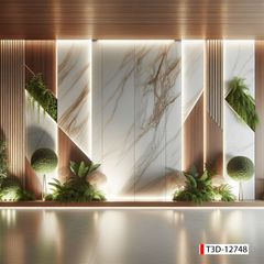 734 - TRANH DÁN TƯỜNG HÀNH LANG LỐI ĐI CẦU THANG - TRANH TRANG TRÍ - TRANH DÁN TƯỜNG TIỂU CẢNH 3D - KIỂU TRANH LIỀN KHỔ| MÃ T3D-12748