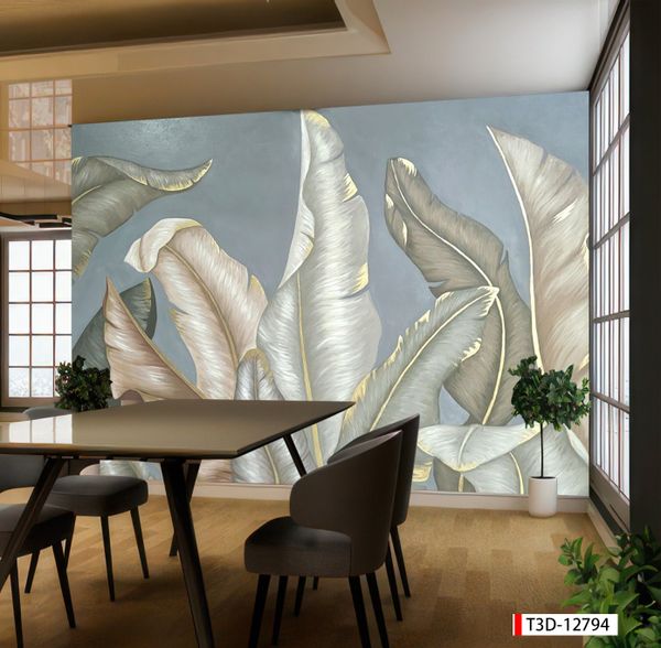 769 - TRANH DÁN TƯỜNG NHÀ HÀNG, KHÁCH SẠN, CAFE - TRANH TRANG TRÍ - TRANH DÁN TƯỜNG TROPICAL - KIỂU TRANH LIỀN KHỔ| MÃ T3D-12794