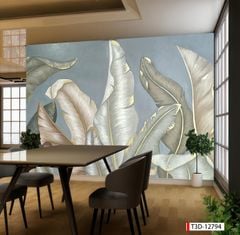 769 - TRANH DÁN TƯỜNG NHÀ HÀNG, KHÁCH SẠN, CAFE - TRANH TRANG TRÍ - TRANH DÁN TƯỜNG TROPICAL - KIỂU TRANH LIỀN KHỔ| MÃ T3D-12794