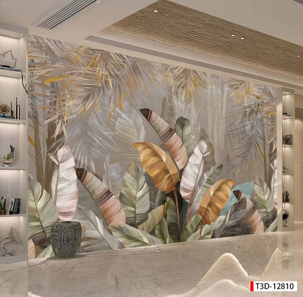 772 - TRANH DÁN TƯỜNG NHÀ HÀNG, KHÁCH SẠN, CAFE - TRANH TRANG TRÍ - TRANH DÁN TƯỜNG TROPICAL - KIỂU TRANH LIỀN KHỔ| MÃ T3D-12810