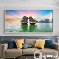 BST35 - TRANH TREO TƯỜNG - TRANG TRÍ NHÀ HÀNG, CAFE, GIẢI TRÍ - CHỦ ĐỀ PHONG CẢNH THIÊN NHIÊN - KHỔ LỚN
