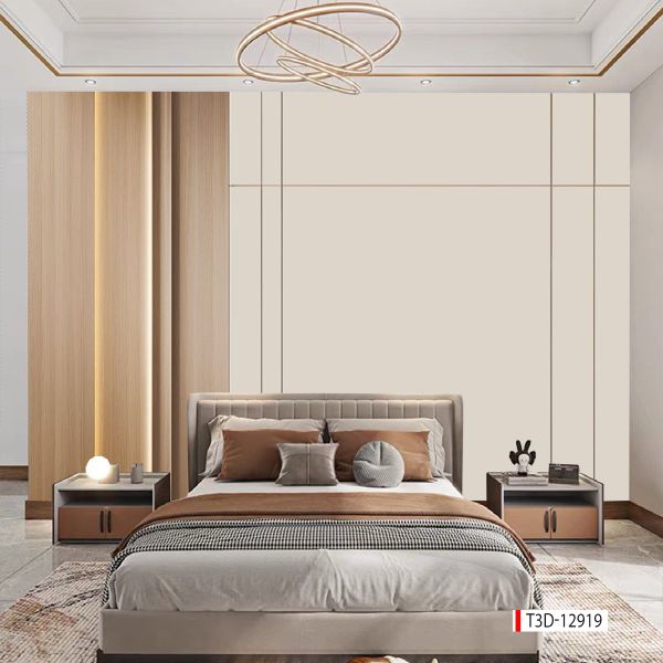 910 - TRANH DÁN TƯỜNG PHÒNG NGỦ - TRANH TRANG TRÍ - TRANH DÁN TƯỜNG HIỆN ĐẠI - KIỂU TRANH LIỀN KHỔ| MÃ T3D-12920
