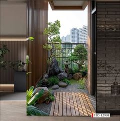 950 - TRANH DÁN TƯỜNG PHÒNG KHÁCH SAU SOFA - TRANH TRANG TRÍ - TRANH DÁN TƯỜNG TIỂU CẢNH 3D - KIỂU TRANH LIỀN KHỔ| MÃ T3D-12998