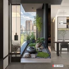 951 - TRANH DÁN TƯỜNG PHÒNG KHÁCH SAU SOFA - TRANH TRANG TRÍ - TRANH DÁN TƯỜNG TIỂU CẢNH 3D - KIỂU TRANH LIỀN KHỔ| MÃ T3D-12999