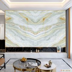 TRANH PVC ỐP TƯỜNG  - TRANH VÂN ĐÁ ĐỐI XỨNG | T3D-13119347