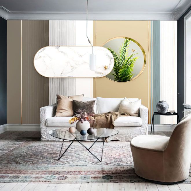 TRANH VẢI DÁN TƯỜNG 3D - TRANH VẢI HIỆN ĐẠI | MÃ T3D-1390