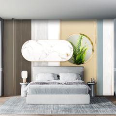 TRANH VẢI DÁN TƯỜNG 3D - TRANH VẢI HIỆN ĐẠI | MÃ T3D-1390