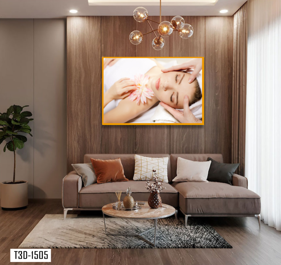 TRANH TREO TƯỜNG KHUNG HỢP KIM - TRANH SPA - MÃ T3D-1505