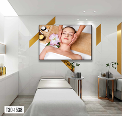 TRANH TREO TƯỜNG KHUNG HỢP KIM - TRANH SPA - MÃ T3D-1538