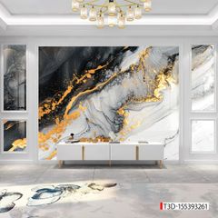 249 TẤM PVC ỐP TƯỜNG - TRANG TRÍ PHÒNG KHÁCH, VÁCH TIVI - TRANH VÂN MÂY, THẠCH ANH | MÃ T3D-155393261