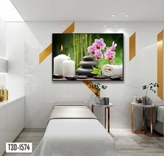 TRANH TREO TƯỜNG KHUNG HỢP KIM - TRANH SPA - MÃ T3D-1574