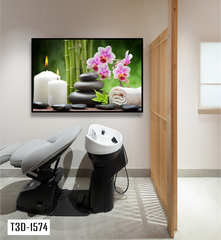 TRANH TREO TƯỜNG KHUNG HỢP KIM - TRANH SPA - MÃ T3D-1574
