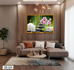 TRANH TREO TƯỜNG KHUNG HỢP KIM - TRANH SPA - MÃ T3D-1574