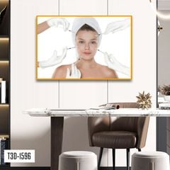 TRANH TREO TƯỜNG KHUNG HỢP KIM - TRANH SPA - MÃ T3D-1596