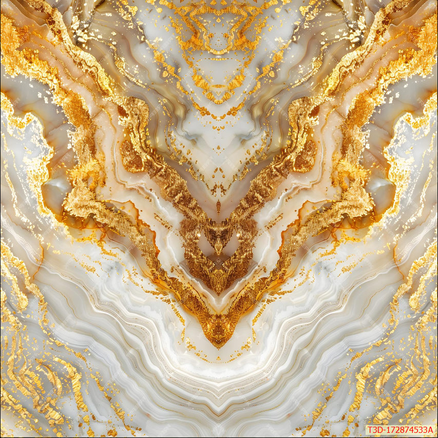 753 - TRANH VÂN ĐÁ ĐỐI XỨNG - TẤM ỐP TRANG TRÍ PHÒNG KHÁCH, VÁCH TIVI - TRANH VÂN ĐÁ HIỆN ĐẠI | MÃ T3D-172874533A