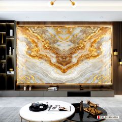 753 - TRANH VÂN ĐÁ ĐỐI XỨNG - TẤM ỐP TRANG TRÍ PHÒNG KHÁCH, VÁCH TIVI - TRANH VÂN ĐÁ HIỆN ĐẠI | MÃ T3D-172874533A