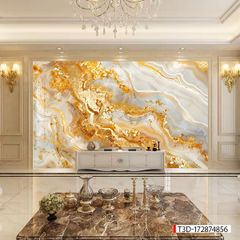 188 TẤM PVC ỐP TƯỜNG - TRANG TRÍ PHÒNG KHÁCH, VÁCH TIVI - TRANH VÂN MÂY, THẠCH ANH | MÃ T3D-172874856