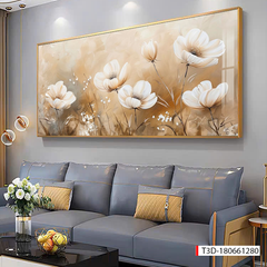 325 - TRANH TREO TƯỜNG PHÒNG KHÁCH HIỆN ĐẠI SANG TRỌNG -TRANH HOA, BÌNH HOA 3D | MÃ TRANH T3D-180661280