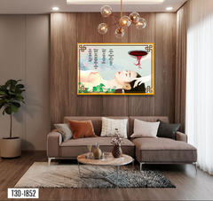 TRANH TREO TƯỜNG KHUNG HỢP KIM - TRANH SPA - MÃ T3D-1852