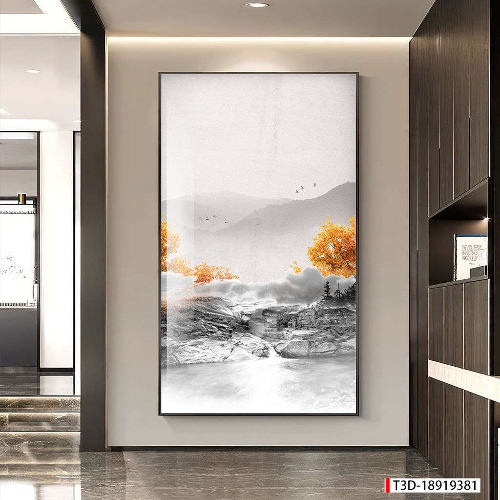 TRANH TREO TƯỜNG - TRANG TRÍ PHÒNG KHÁCH, SAU SOFA - CHỦ ĐỀ TRANH PHONG CẢNH THIÊN NHIÊN - TRANH ĐƠN DỌC - MÃ T3D-18919381