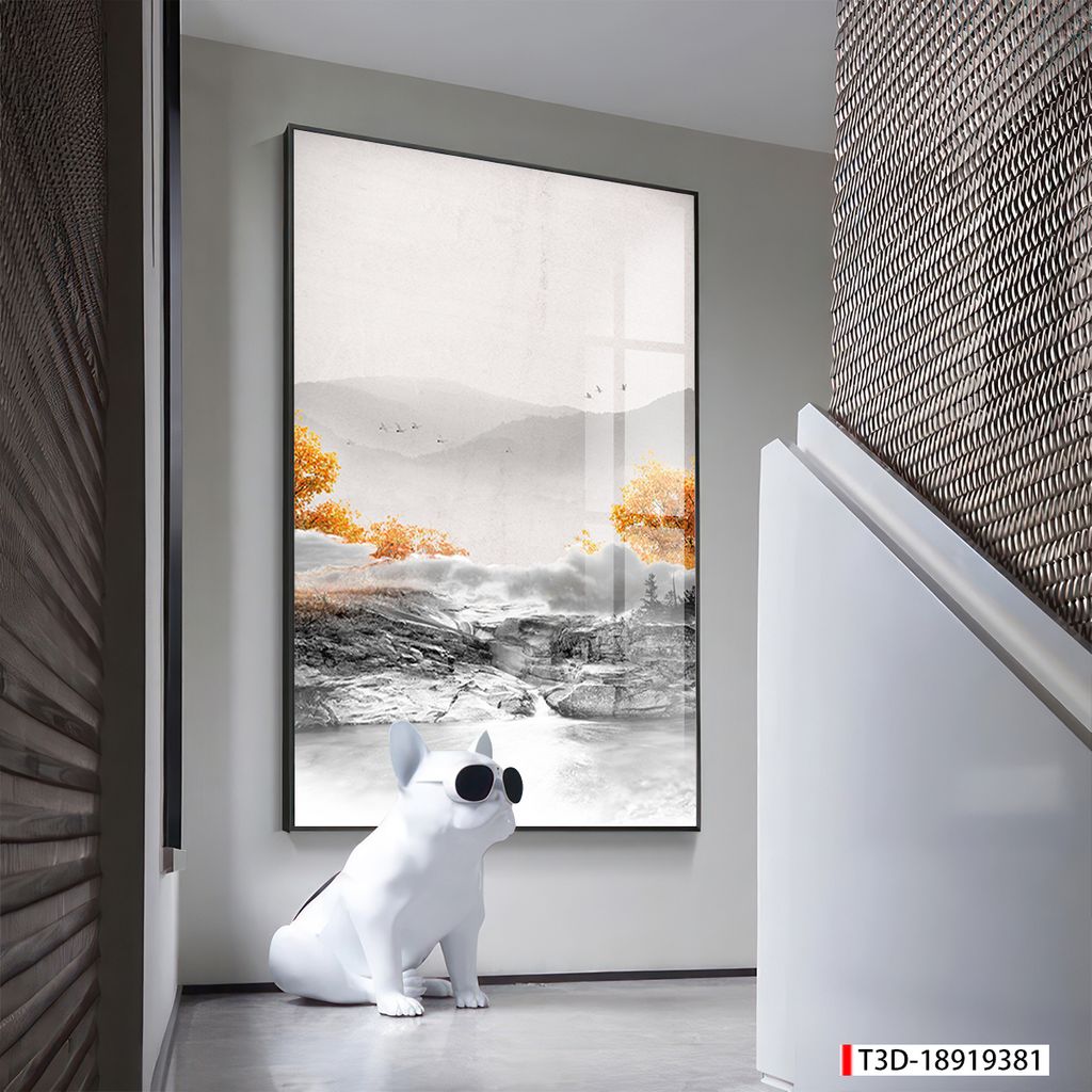 TRANH TREO TƯỜNG - TRANG TRÍ PHÒNG KHÁCH, SAU SOFA - CHỦ ĐỀ TRANH PHONG CẢNH THIÊN NHIÊN - TRANH ĐƠN DỌC - MÃ T3D-18919381