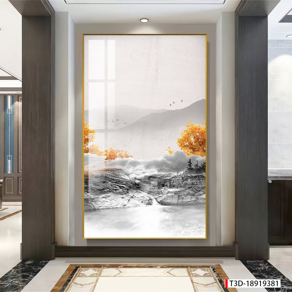 TRANH TREO TƯỜNG - TRANG TRÍ PHÒNG KHÁCH, SAU SOFA - CHỦ ĐỀ TRANH PHONG CẢNH THIÊN NHIÊN - TRANH ĐƠN DỌC - MÃ T3D-18919381