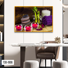 TRANH TREO TƯỜNG KHUNG HỢP KIM - TRANH SPA - MÃ T3D-1906