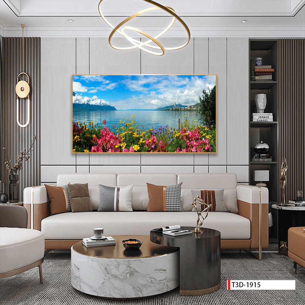 TRANH TREO PHÒNG KHÁCH - TRANH PHONG CẢNH THIÊN NHIÊN - KHỔ LỚN | MÃ T3D-1915
