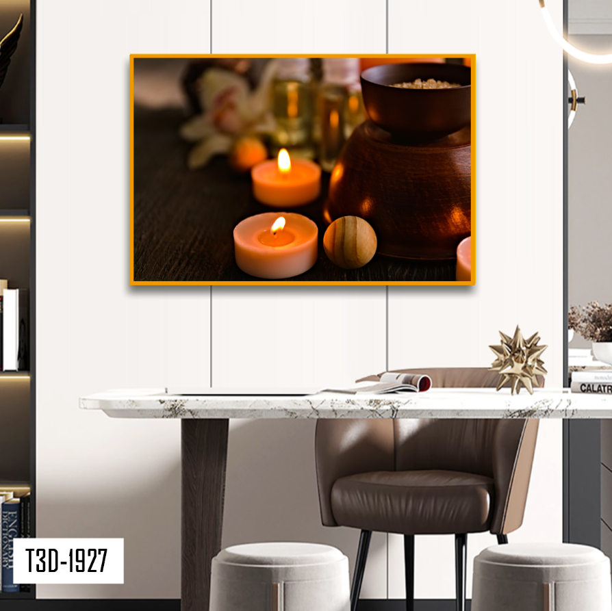 TRANH TREO TƯỜNG KHUNG HỢP KIM - TRANH SPA - MÃ T3D-1927