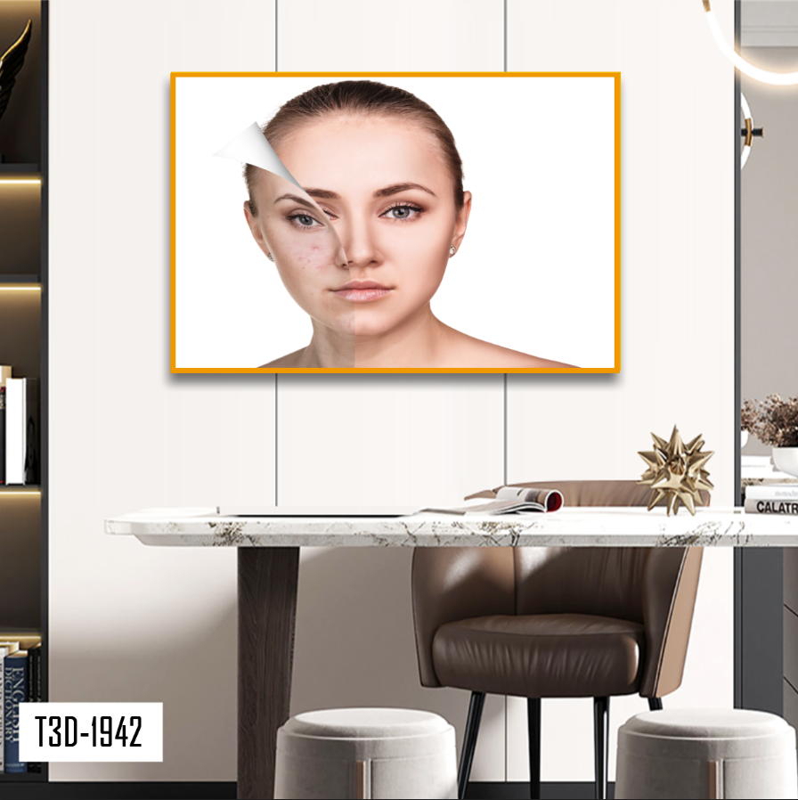 TRANH TREO TƯỜNG KHUNG HỢP KIM - TRANH SPA - MÃ T3D-1942
