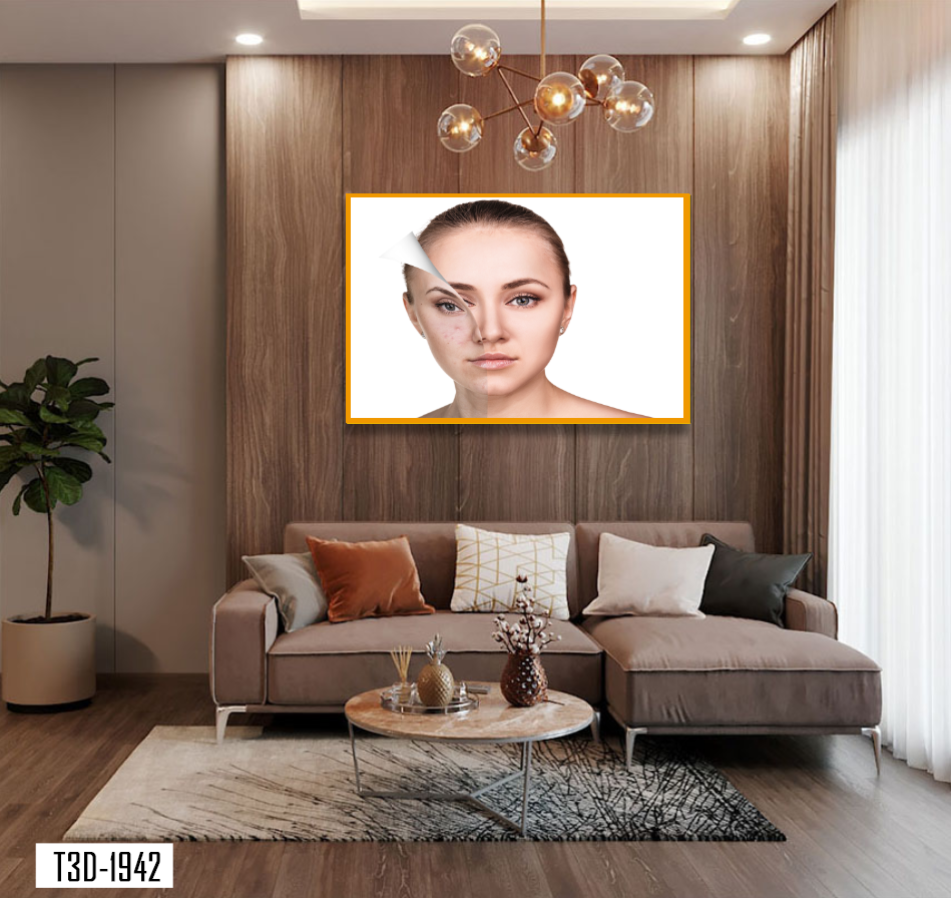 TRANH TREO TƯỜNG KHUNG HỢP KIM - TRANH SPA - MÃ T3D-1942