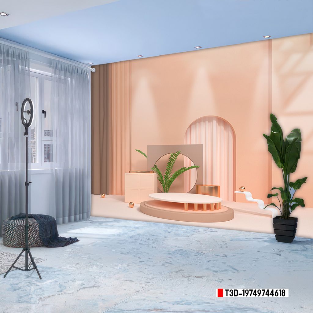 TRANH VẢI DÁN TƯỜNG 3D - TRANH VẢI HIỆN ĐẠI - TRANG TRÍ SHOP THỜI TRANG - PHONG CÁCH MORANDI | MÃ T3D-19749744618